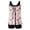 Pink Swimsuits, variant on Jsaierl 2 Piece Tankini Swimsuits Women High Waisted Summer Vacation Print Push Up Swimwear Athletic Tankini Tops with Pants Tankini Bathing Suits S-2XL