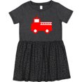 thumbnail image 3 of Inktastic Cute Red Firetruck Girls Toddler Dress, 3 of 5