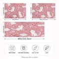 thumbnail image 4 of Haosy Satin Pillowcase for Hair and Skin Standard Cooling Silk Pillow Case with Envelope Closure Cherry Blossoms and Cute Cats 20"x26", 4 of 9