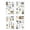 1, variant on Bullets Journals Decal PET Travel Scrapbooking Sticker Lovely Decorative Sticker for Diys Craft Journaling Scrapbooks