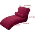 thumbnail image 5 of Armless deck Cover,Living Room Chaise Slipcover,Soft Jacquard Fabric,Machine Washable, 5 of 5