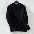 thumbnail image 4 of Oversized Sweaters for Women Loose Comfortable Crew Neck Sweaters Ripple Pattern Solid Color Fall Winter Business Casual Outfits Pullover Tops, 4 of 4