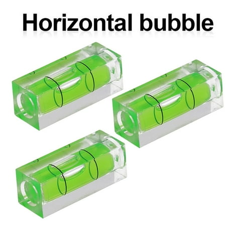 

GLFILL 3Pcs Square Mini Spirit Level Bubble Small Leveller for Leveling Tubular 40mm