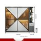 thumbnail image 1 of Glass sliding door wardrobe modern minimalist home bedroom large cabinet move door coatcase My Lux Decor Round, 1 of 24