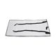 thumbnail image 3 of Tabla de planchar colgante de tela Oxford, ligera, ahorra espacio, vaporizador de ropa, alfombrilla de planchado para dormitorios y caravanas., 3 of 9