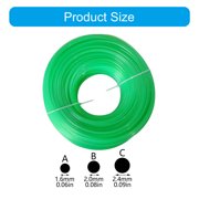 1.6/2.0/2.4mm x 100m Nylon Trimmer Line Brush Cutter Wire Cord for Enhances Lawns and Garden Trimming Performances