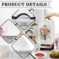 thumbnail image 4 of HELLHERO Food Processor Cover for Kitchen & Kitchen Use 1Pcs Cross Floral Design, 4 of 6