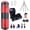 Red, variant on HEYMKGO 120CM Professional Punching Bag Set – 10-Piece Premium PU Leather Hanging Heavy Bag with Hook & Chain for Adults, Karate, Kickboxing, MMA, Gym & Home Training