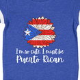 thumbnail image 4 of Inktastic I'm So Cute, I Must Be Puerto Rican Sunflower Puerto Rico Boys or Girls Baby Bodysuit, 4 of 5