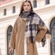 thumbnail image 5 of Bufanda para mujer - Bufandas de otoño invierno para mujer, chal largo, 5 of 5