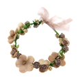 thumbnail image 2 of Boho Wreath Diadema Nupcial Mujer Chica Guirnalda de judías Hugo corona de pelo, 2 of 7