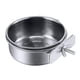 thumbnail image 1 of Comedero para pájaros de acero inoxidable para loros, comedero para pájaros Big Brother, suministros para pájaros antimordiscos, caja de comida móvil, taza de agua, 1 of 5