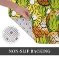 thumbnail image 6 of Rateoe Tropical Summer Fruit Pattern Flannel Door Mat Indoor Outdoor Entrance, Waterproof All-Weather Doormat,Fade Resistant, Low Profile Entryway Mat 16x24in, 6 of 7