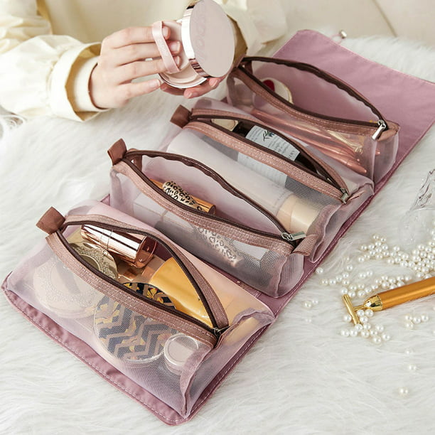 Roll Up Toiletry Bag Travel Cosmetic Case Organizer Portable Artist ...