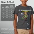 thumbnail image 5 of Boys Minecraft Alex and Creeper Art 2-Pack T Shirt, 5 of 13