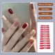 thumbnail image 2 of Vogacara Uñas postizas largas, cortas y encantadoras, accesorios de belleza para manicura de uñas postizas para el hogar, puntas de arte de manicura Juegos de manicura Sangre roja Vogacara CE013543-09B, 2 of 5