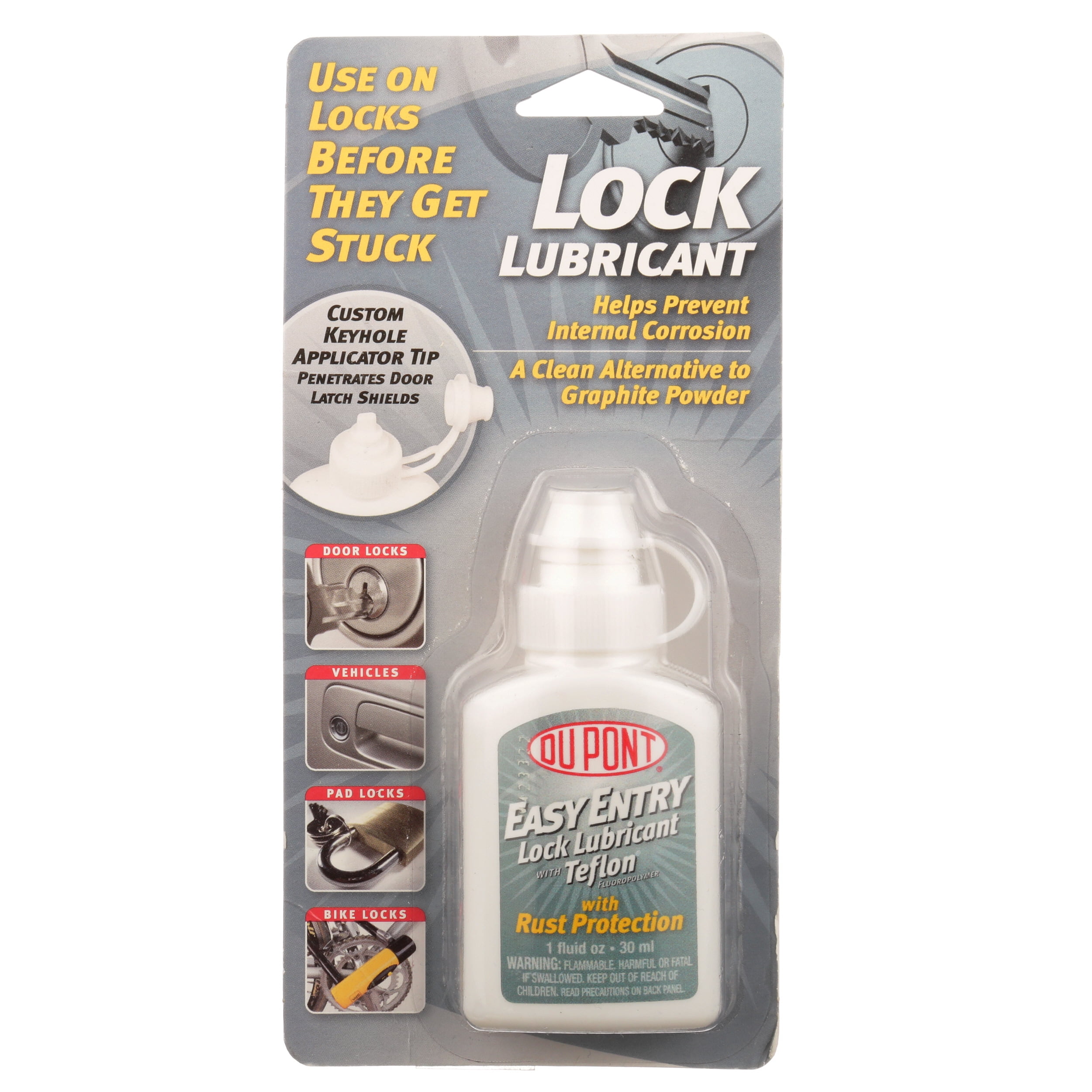 Dupont Teflon Easy Entry Lock Lubricant And De Icer Walmart Com