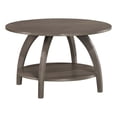thumbnail image 4 of Convenience Concepts Table Basse Aldrin avec Étagère en Bois Gris, 4 of 7