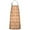 Orange Christmas Gingerbread, variant on Pink Christmas Gingerbread Pattern Apron-Garden Aprons for Women with Pockets-Cotton Linen Waterproof Kitchen Cooking Gardening Aprons Adjustable for Kitchen,Cooking,BBQ and Salon 33"x27"