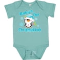 thumbnail image 3 of Inktastic Baby's 1st Chrismukkah with Cute Baby Penguin and Snowflakes Boys or Girls Baby Bodysuit, 3 of 5