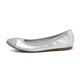thumbnail image 2 of Zapatos DREAM PAIRS Ballerinas Sole-Flex para Mujer Plata Talla 9, 2 of 6