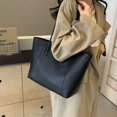 thumbnail image 5 of Bolso de mano de mujer con cremallera de PU y hilo de coser de lujo ligero de venta caliente 2024 nuevo bolso de hombro de viaje para mujer de moda, 5 of 5