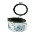 thumbnail image 6 of Beautiful 4 Qt Digital Slow Cooker with Hinged Locking Lid, Hydrangea Floral by Drew Barrymore, 6 of 11