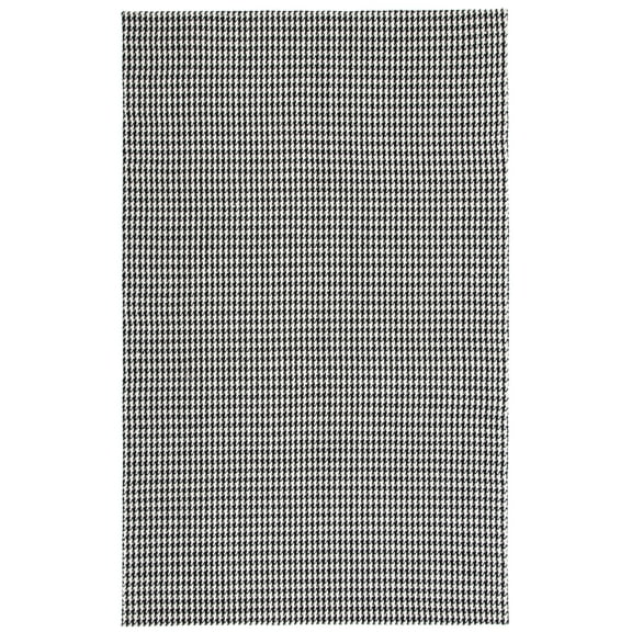 SAFAVIEH Marbella Kire Geometric Area Rug, Black/Ivory, 3' x 5'