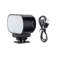 thumbnail image 1 of Luz De Video Led Rgb Con Modos De 8 Colores Luz Portátil De Relleno De Ángulo De Luz De 120 Grados Con Interfaz De Zapata Fría 1/4 Para Estudio Fotográfico En Interiores Vogacara EL011844-00, 1 of 6