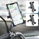 thumbnail image 1 of Soporte universal para teléfono de motocicleta | Soporte ABS giratorio de 360° | Bloqueo automático con una sola mano | Para teléfonos de 4,5-6,3" | Soporte antideslizante a prueba de golpes | Negro, 1 of 6