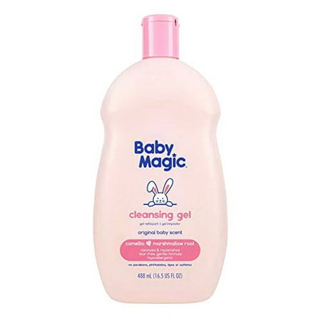 Baby Magic Cleansing Gel, Original Baby Scent, 16.5 Oz, 2 Pack
