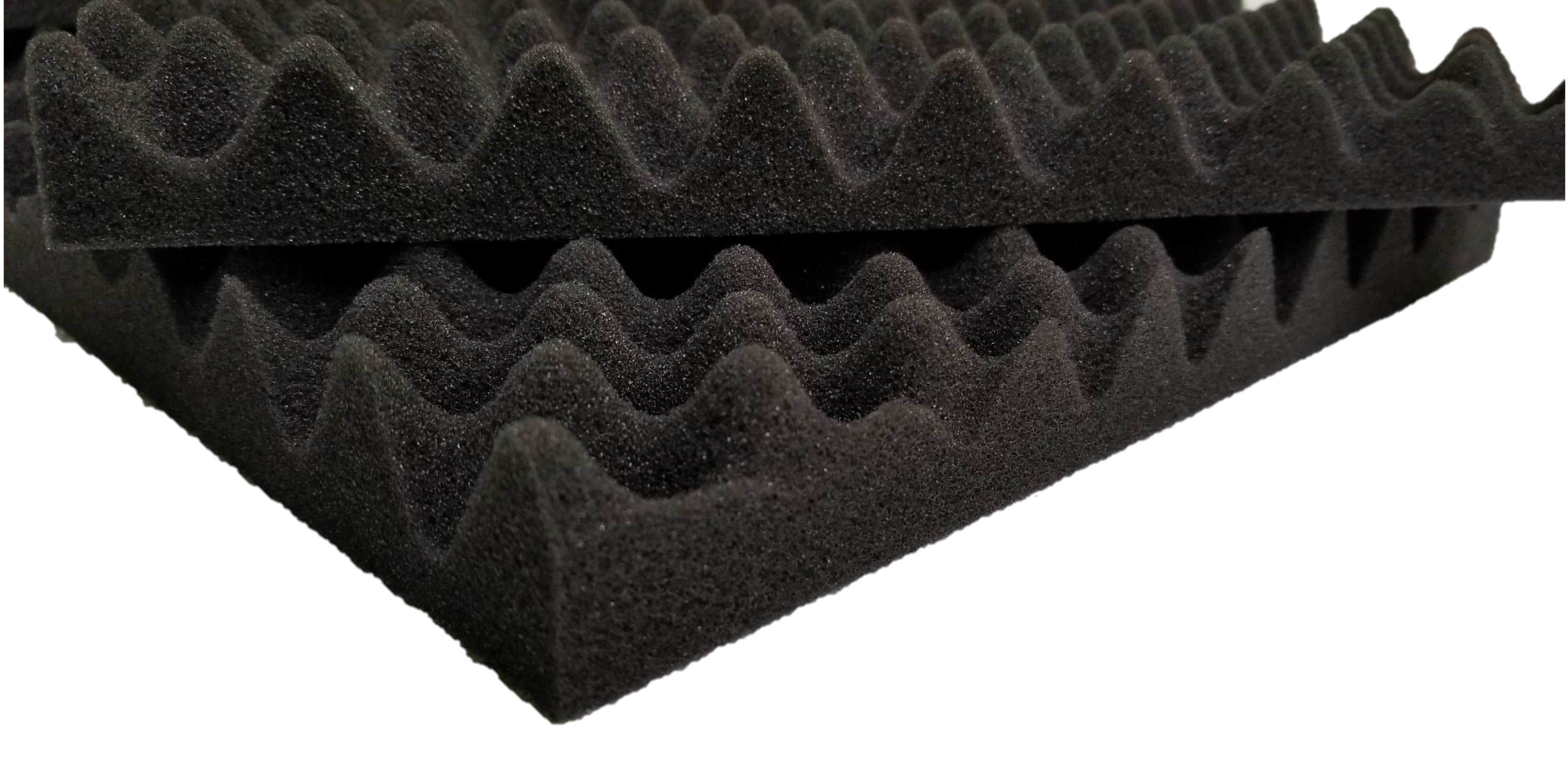 12 PACK Egg Crate Foam Cushion 3 Thick 12W x 12L Acoustic Panels Sound  Proof Foam Padding, Foam Sheets, Foam Pad, Dampening Foam, Convoluted