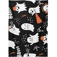 thumbnail image 2 of 60"x60" Halloween Ghost Tablecloth, Waterproof Washable Polyester Square Table Cover, Durable Tablecloth for Kitchen Dining Table Party Decor, 2 of 7
