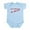 Sky Blue, variant on CafePress - Leap Year Birthday Infant Bodysuit - Baby Light Bodysuit, Size Newborn - 24 Months