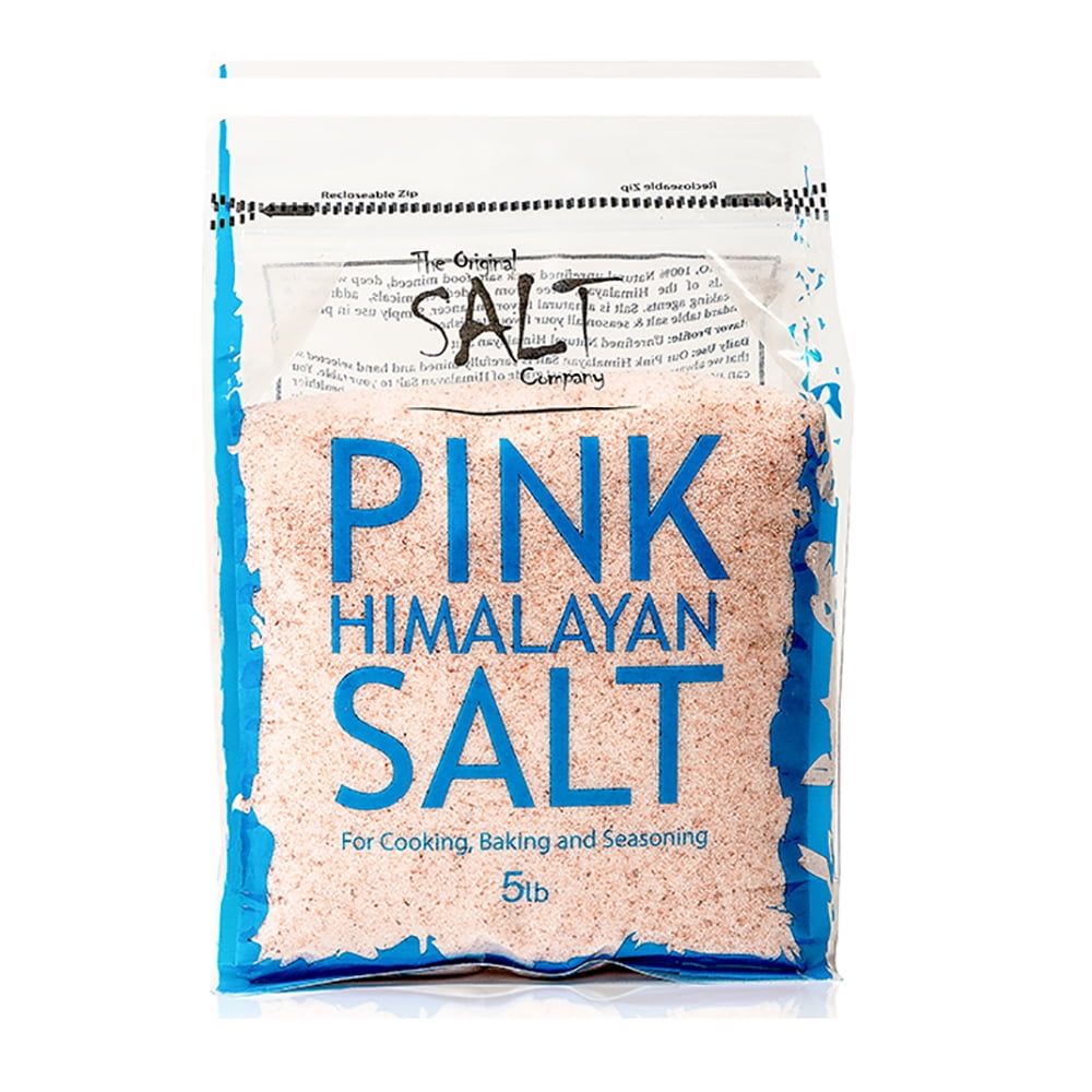 The Original Salt Company Fine Pink Himalayan Cooking Season Salt, 5 ...