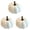White 3PCS, variant on Fall Artificial Mini Pumpkins,Harvest Cute Small Pumpkins,1.96 Inch Artificial Pumpkin,Faux Pumpkin Decoration Fall Harvest Decor,for Halloween, Thanksgiving, Porch, Indoor Outdoor Display