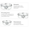 thumbnail image 5 of 1ct Moissanite Ring crafted on Genuine Sterling Silver, 5 of 5