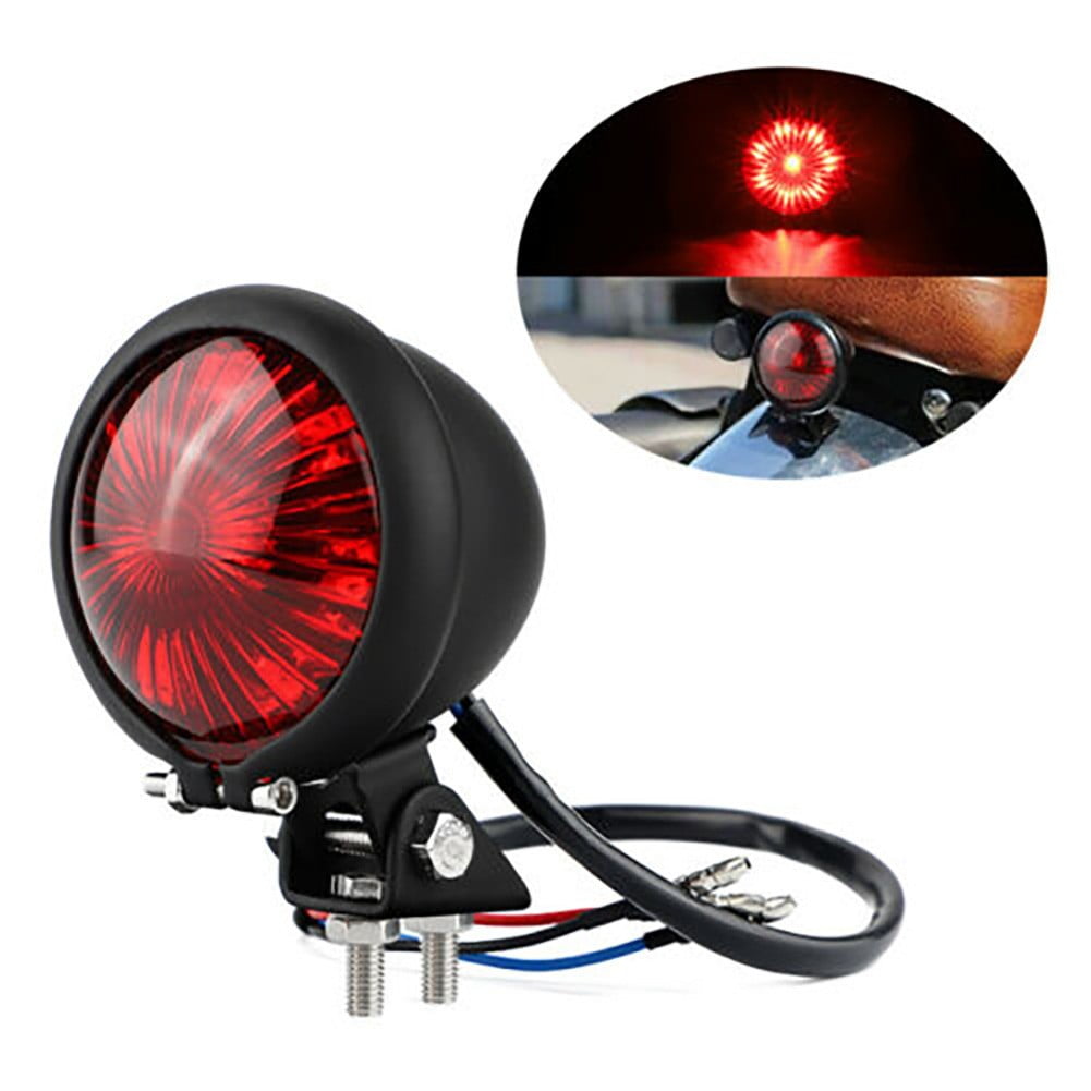 Dual Color LED Rod Lights For Motorcycles - Vertical Mount Tail Brake Turn Signal Lights