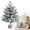 C, variant on BinKFF Christmas Interior Decoration, Small Flocked Christmas Tree - 17.7 Inch Mini Table Top Artificial Snow Pine Cone Tabletop White Fake Tree for Xmas Indoor Bedroom Decorations