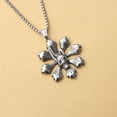 thumbnail image 4 of European and American Ornament Titanium Steel Skull Pendant Necklace Personality Retro Trendy Men s Flower Skull Stainless Steel Pendant, 4 of 5