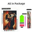 thumbnail image 2 of Couple Dancing Scene DIY 5D Diamond Art Paint with Full Drill Round Diamond Gems Painting by Number Kits for Adults Art Craft Home Wall Decoration 11.8x15.8inch(1), 2 of 8