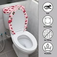 thumbnail image 3 of ZIATUBLE Strawberry Toilet Tank Protector Cover 2 Piece Bathroom Set with Toilet Lid Cover Machine Washable Seat Covers with Elastic Edges Stylish Toilet Lid Cover Set, 3 of 7