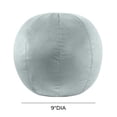 thumbnail image 3 of TOV Furniture Boba Coussin Rembourré en Velours de Style Transitionnel 9 X 9 Po, Bleu Mer, 3 of 3