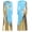 Light Blue, variant on Women Long Sleeve Praise Dance Dress Metallic Wide Leg Pants Jumpsuit Worship Maxi Gown Choir Robe Lavender XL