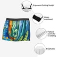thumbnail image 3 of Balery Bright Paper Cactus Scene Calzoncillos bóxer para hombre, ropa interior de algodón suave y transpirable con cinturilla de nailon-X-Large, 3 of 5