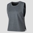 thumbnail image 3 of Women Workout Tank-Tops Mesh Quick Dry Stretch Loose Running Exercise Gym Yoga Tops Athletic Shirts, 3 of 8