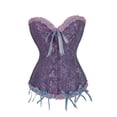 thumbnail image 1 of Vestido de novia Ropa interior Jacquard Palacio Corsé de vientre Corsé de pecho y espalda para boda Cinturón moldeador, 1 of 2