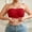 #30Red, variant on Byworldtasic Womens Strapless Seamless Wireless Bra Scalloped Edge Front Hook Bandeau Bra Non‑Slip Invisible Comfort Bralette