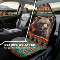 thumbnail image 4 of Yuyamidu Southwest Aztec Bear Car Seat Covers for Front Seats Gemoetric Auto Seat Covers Front Seats Set Driver Seat Cover for SUVs, Van, Sedans, Trucks, 4 of 7