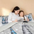 thumbnail image 4 of Erosebridal Christmas Comforter Set King, Pink, 3 Piece, 4 of 6